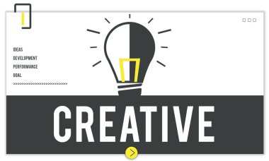 Grafik metin ve yaratıcı kavramı