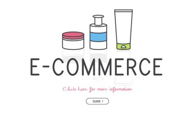 Grafik metin ve E-ticaret kavramı