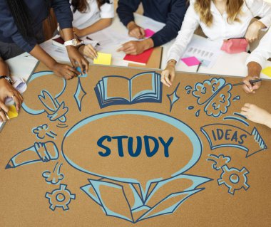 beyin fırtınası fikirlerini öğrenci grubu