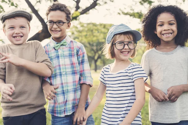 Casual Cheerful Friends — Stock Photo, Image