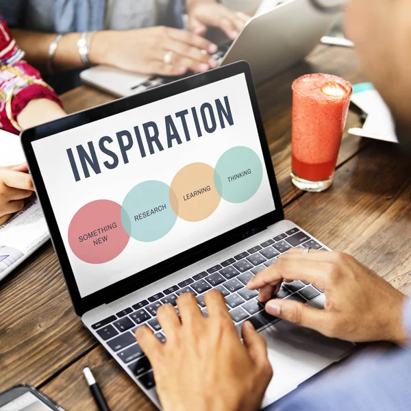 People working with laptops — Stock Photo, Image