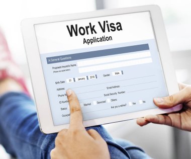 kişi tarama dijital tablet