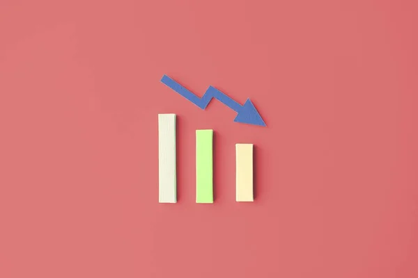 Statistik-Strategieanalyse-Diagramm — Stockfoto
