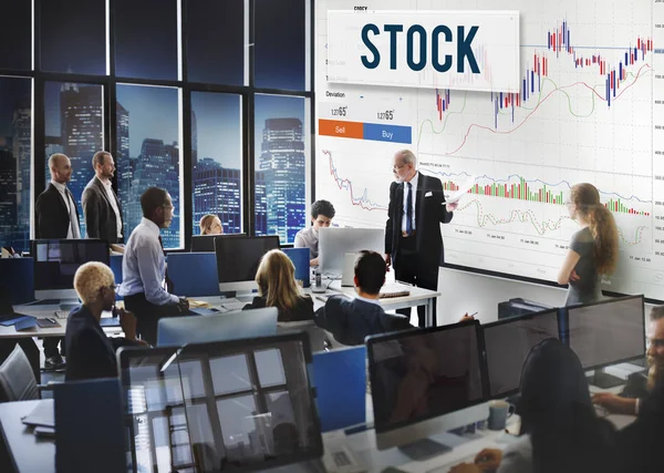 Företag som arbetar — Stockfoto