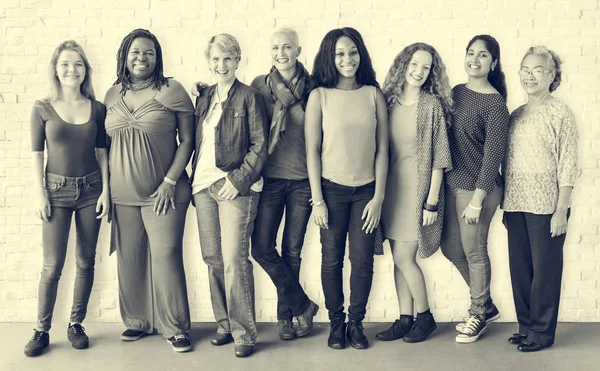 Diversity smiling women — Stock Photo, Image