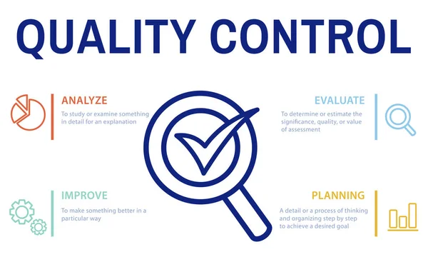 Template dengan konsep Quality Control — Stok Foto