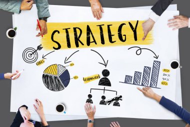 Tablo toplantıda işadamları