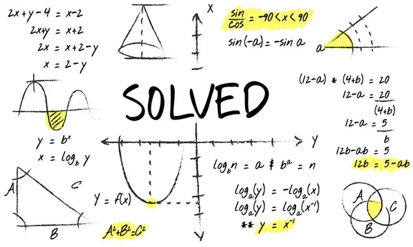 Plantilla con concepto resuelto —  Fotos de Stock