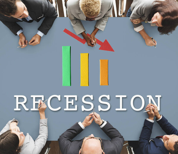 Деловые люди, работающие на совещании
