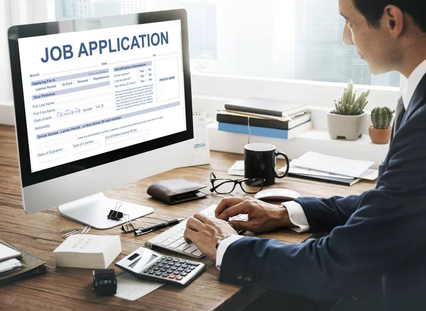 Businessman working in office — Stock Photo, Image