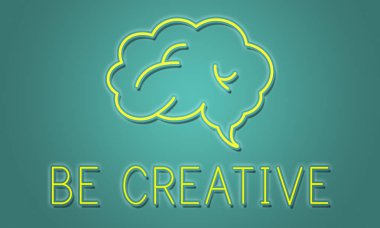 yaratıcı konsepti ile şablonu