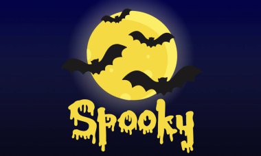 Şablon ürkütücü konsepti ile