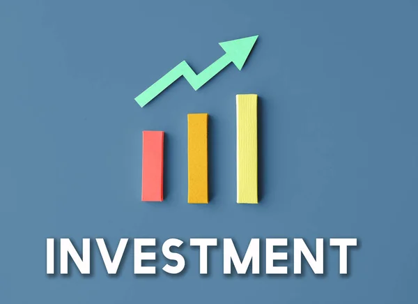 Grafico Crescita Concetto di successo — Foto Stock