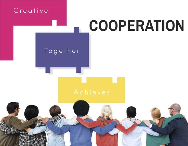 Diversity people and Cooperation Concept — Stock Photo, Image