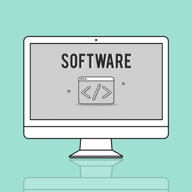 Web tasarım şablonu monitör