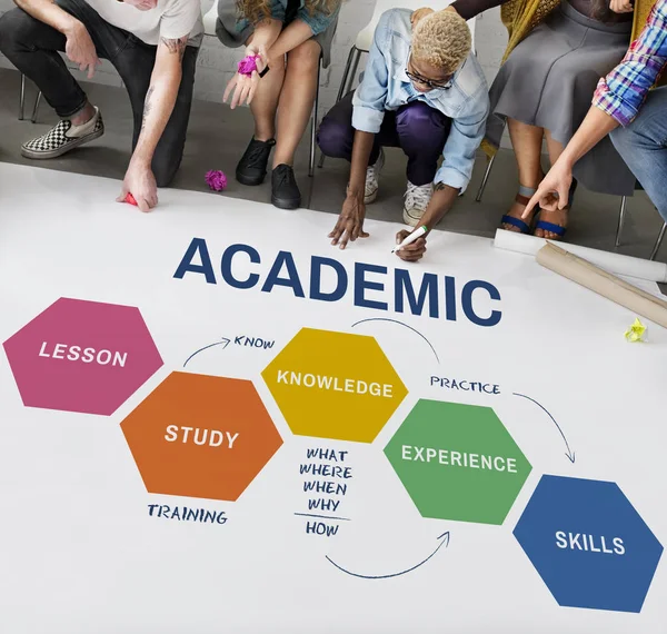 Kattaki insanlar çizim afiş