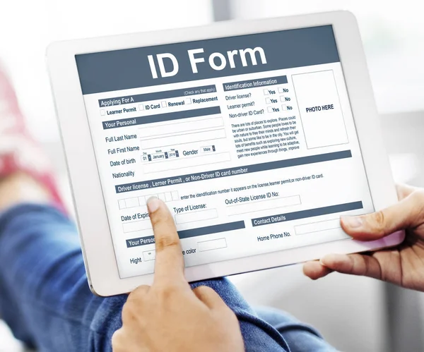 kişi tarama dijital tablet  