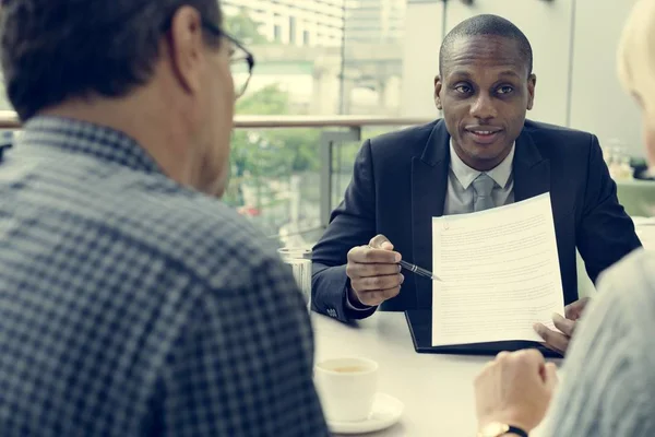 Business people at professional meeting — Stock Photo, Image