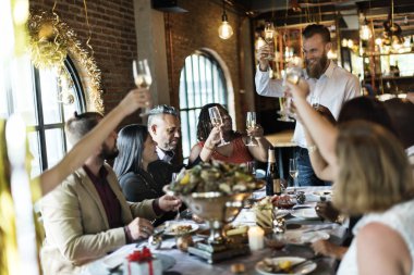 Arkadaşlar parti konsept 