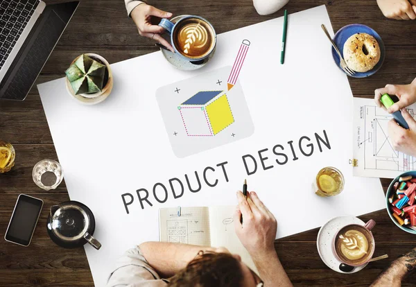 Persone che discutono di Product Design — Foto Stock