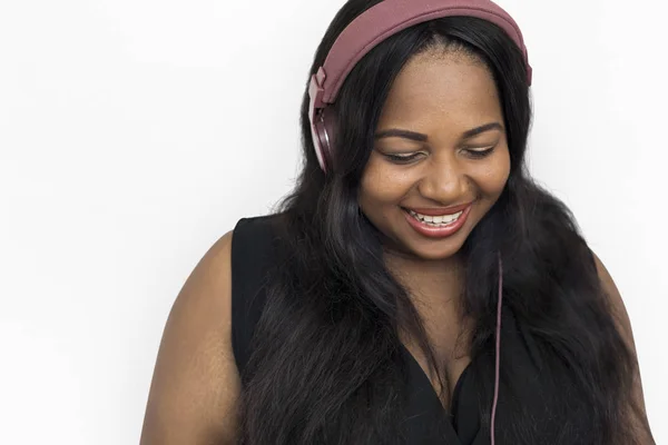 Mujer africana en el estudio — Foto de Stock