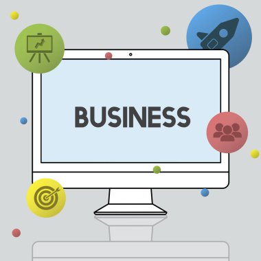 Web tasarım şablonu monitör