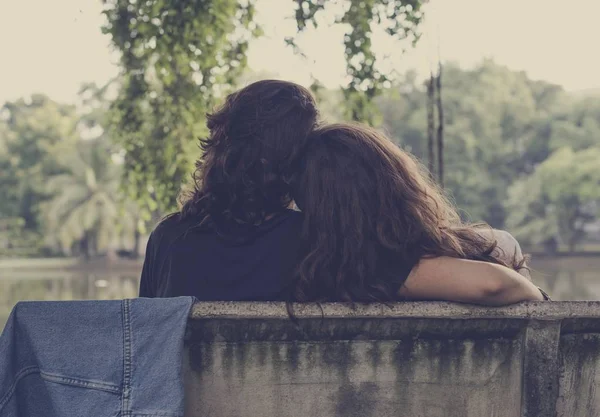 Lesbičky pár tráví čas spolu — Stock fotografie