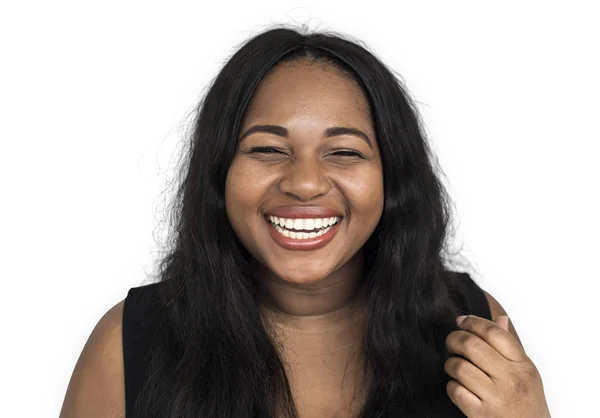 Afrikanische Dame im Studio — Stockfoto