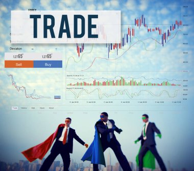 İşadamları süper kahraman kostümleri