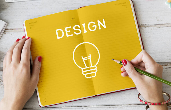 Woman writing notes in diary