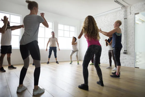 Group Exercise in the Class — Stock Photo, Image