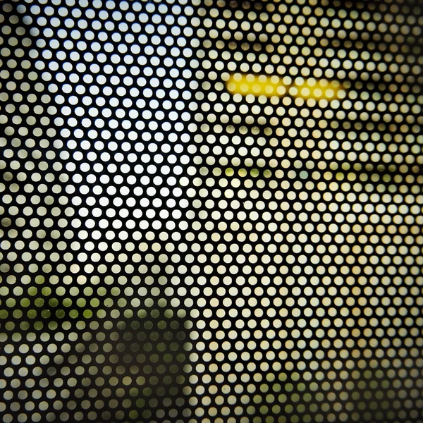 Стеклянный узор на окне поезда — стоковое фото