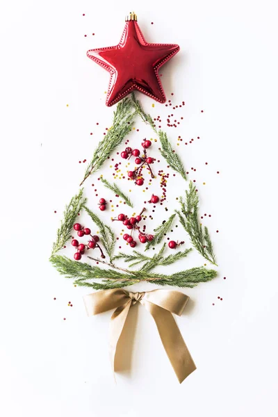 Christmas decorations on the tree — Stock Photo, Image