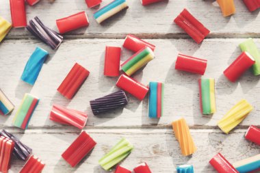 Renkli Jello önemsiz