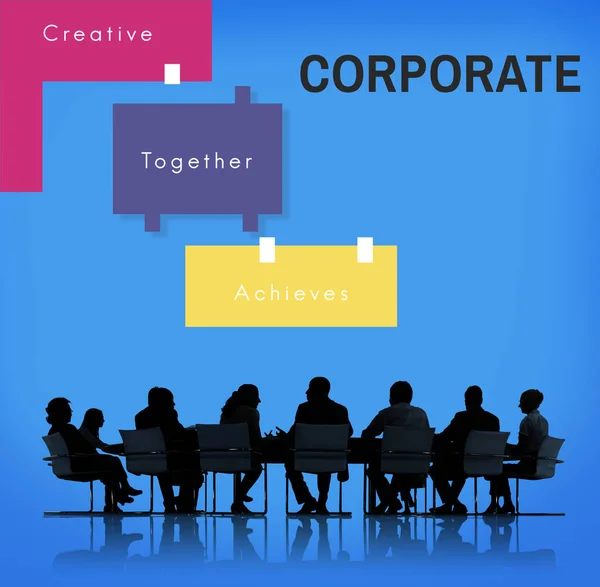 Group of Business People at meeting — Stock Photo, Image