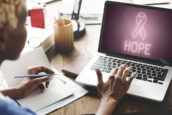 woman working on laptop 