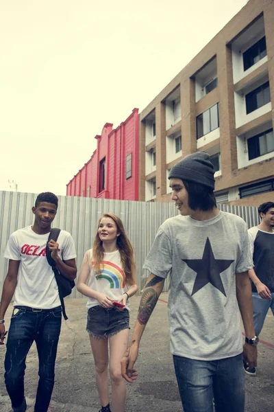 Hipster Adolescentes Buddies — Foto de Stock