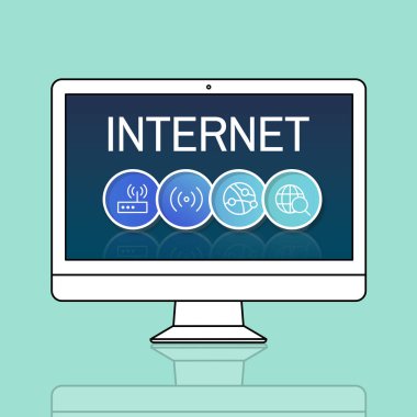 Web tasarım şablonu monitör