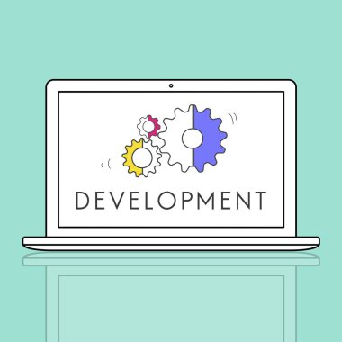 Web tasarım şablonu dizüstü