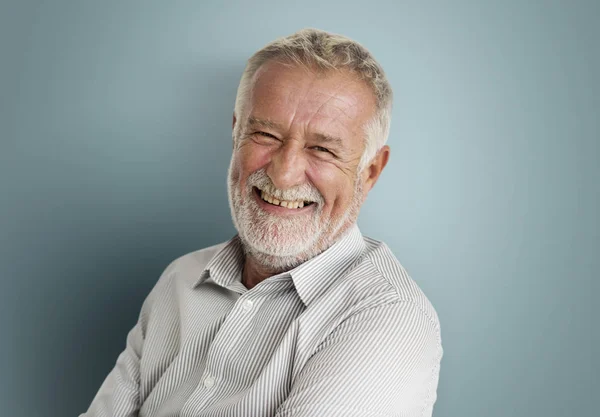 Anciano sonriendo — Foto de Stock