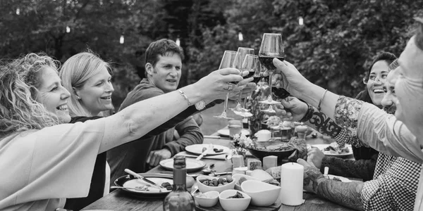 Ομάδα ανθρώπων Cheers — Φωτογραφία Αρχείου