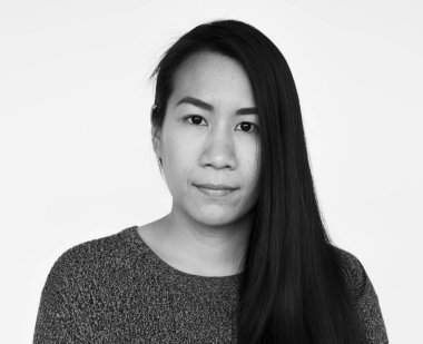 Güzel Asyalı kadın