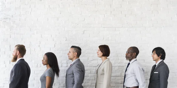 Business People standing in Line — Stock Photo, Image