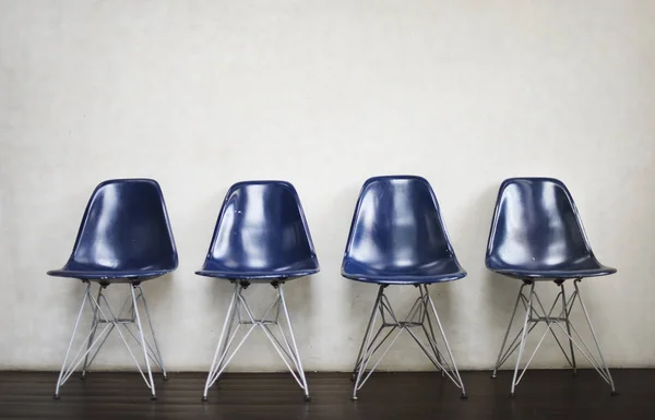 Urban  Chairs standing in row — Stock Photo, Image