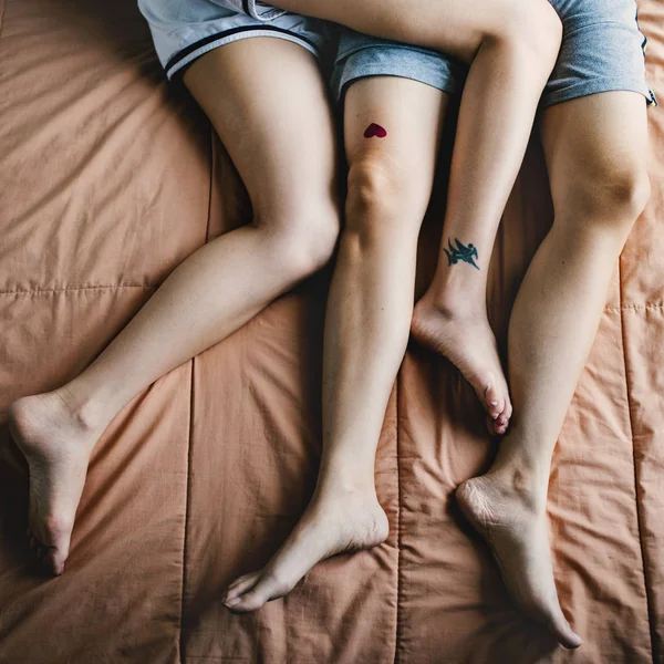 Lesbian Couple Moments — Stock Photo, Image