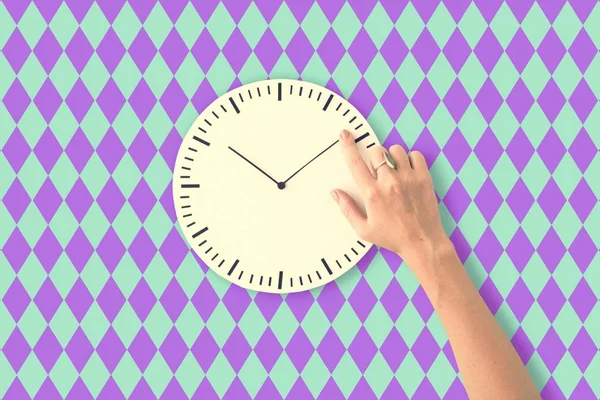 알람 시계와 시간 개념 — 스톡 사진