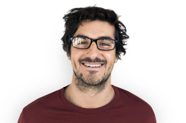 Stüdyoda poz veren adam