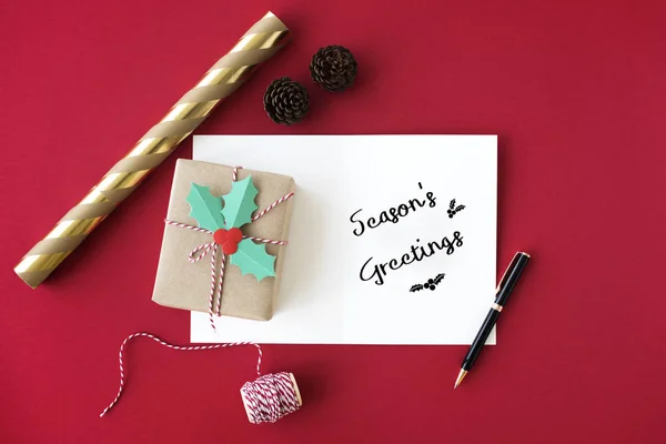 Celebration Card Writing Concept — Stock Photo, Image