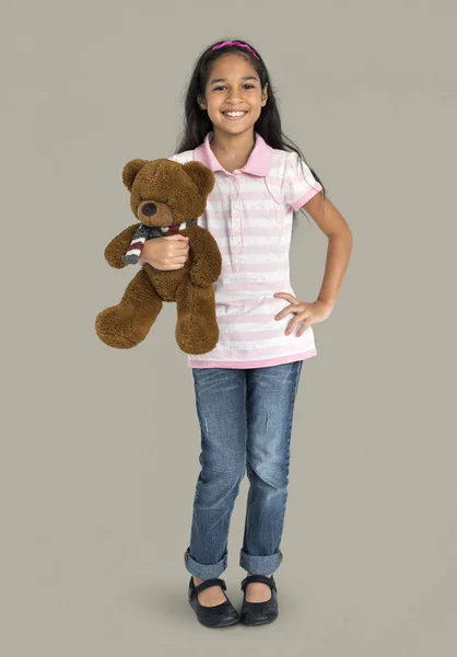 Little Girl posing in studio — Stock Photo, Image