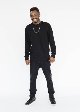 siyah şık Afrika adam